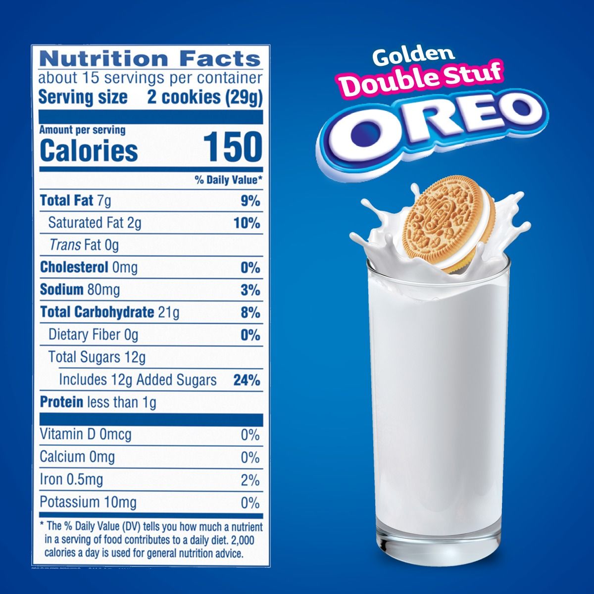 Golden Double Stuf Sandwich Cookies, Family Size I1