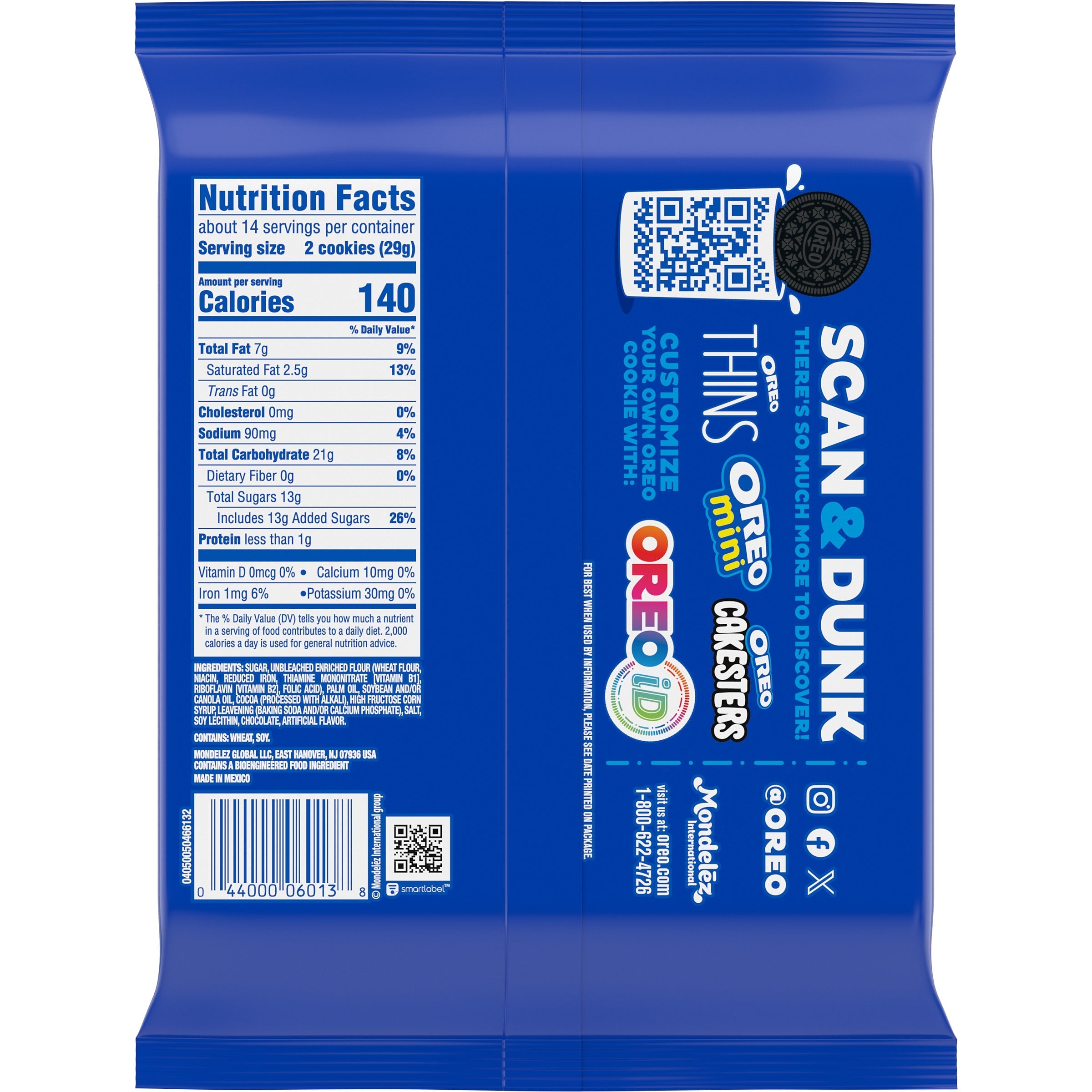 Double Stuf Chocolate Sandwich Cookies, Family Size K3