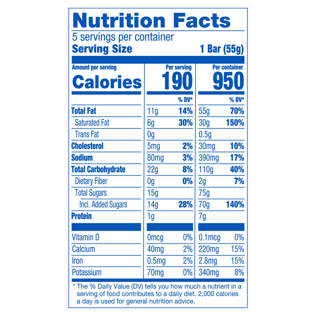 Frozen Dairy Dessert Bars Z5