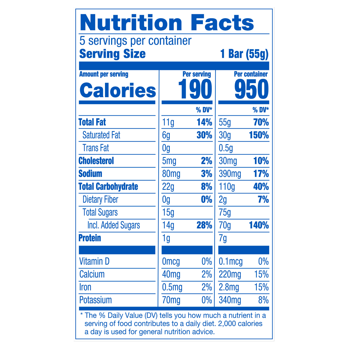 Frozen Dairy Dessert Bars Z5