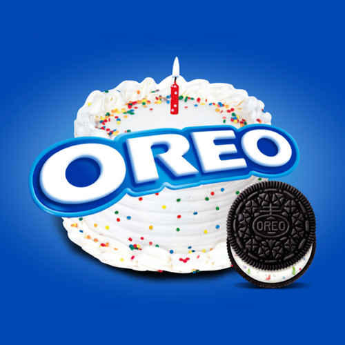 Birthday Cake Creme Chocolate Sandwich Cookies, Family Size E4