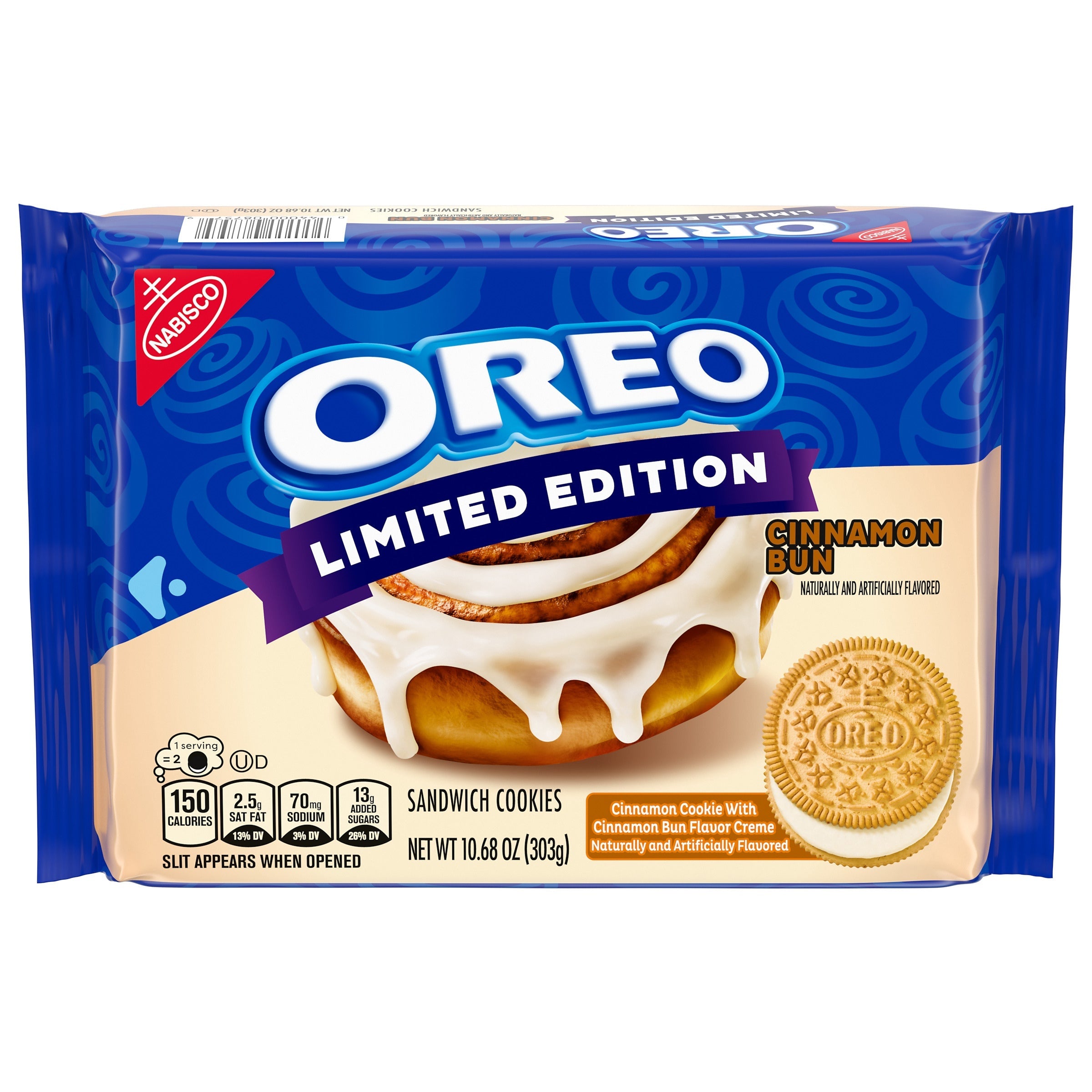 Cinnamon Bun Sandwich Cookies, Limited Edition E4