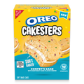 Cakesters Confetti Cake Soft Snack Cakes, Snack Packs J8