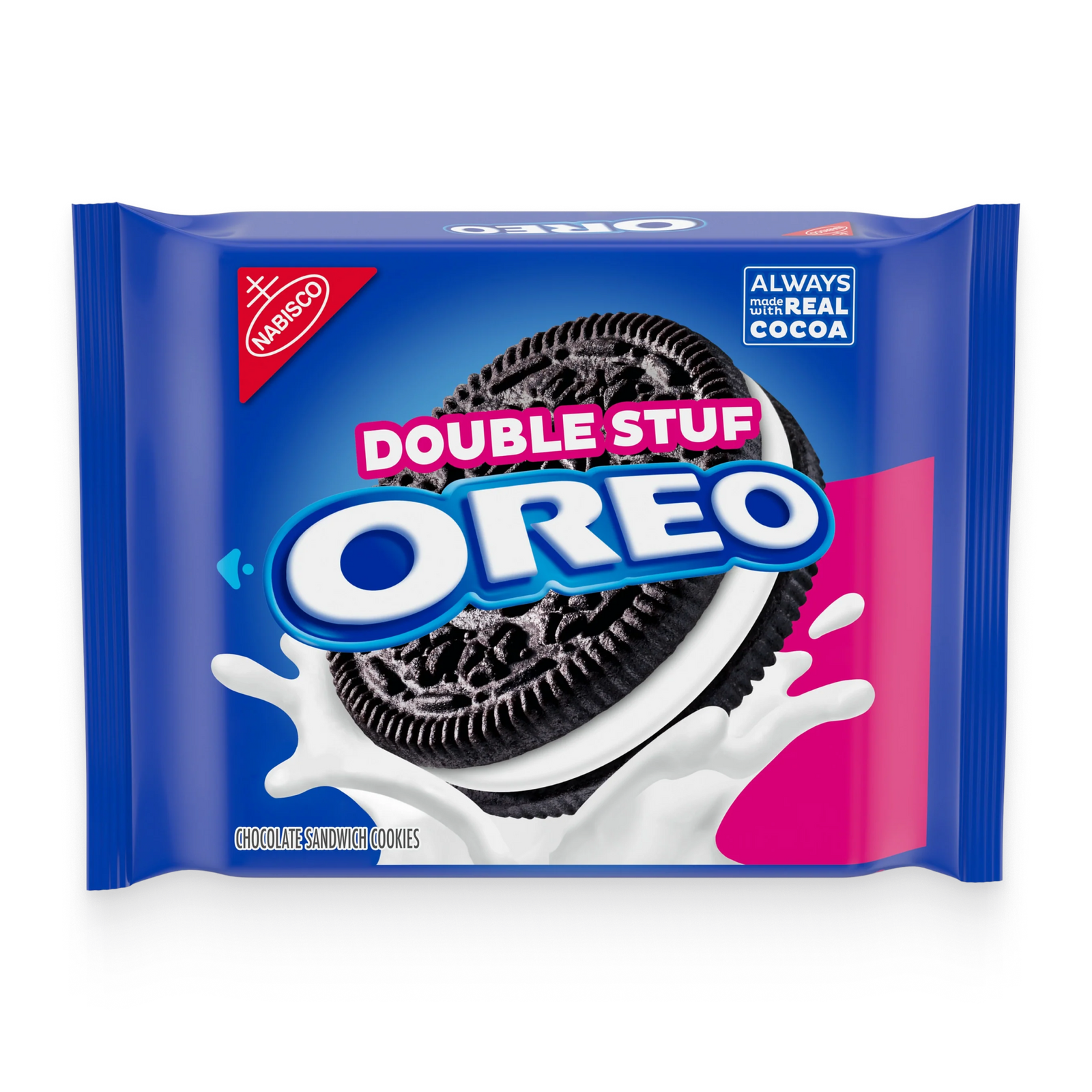 Double Stuf Chocolate Sandwich Cookies, Family Size K3