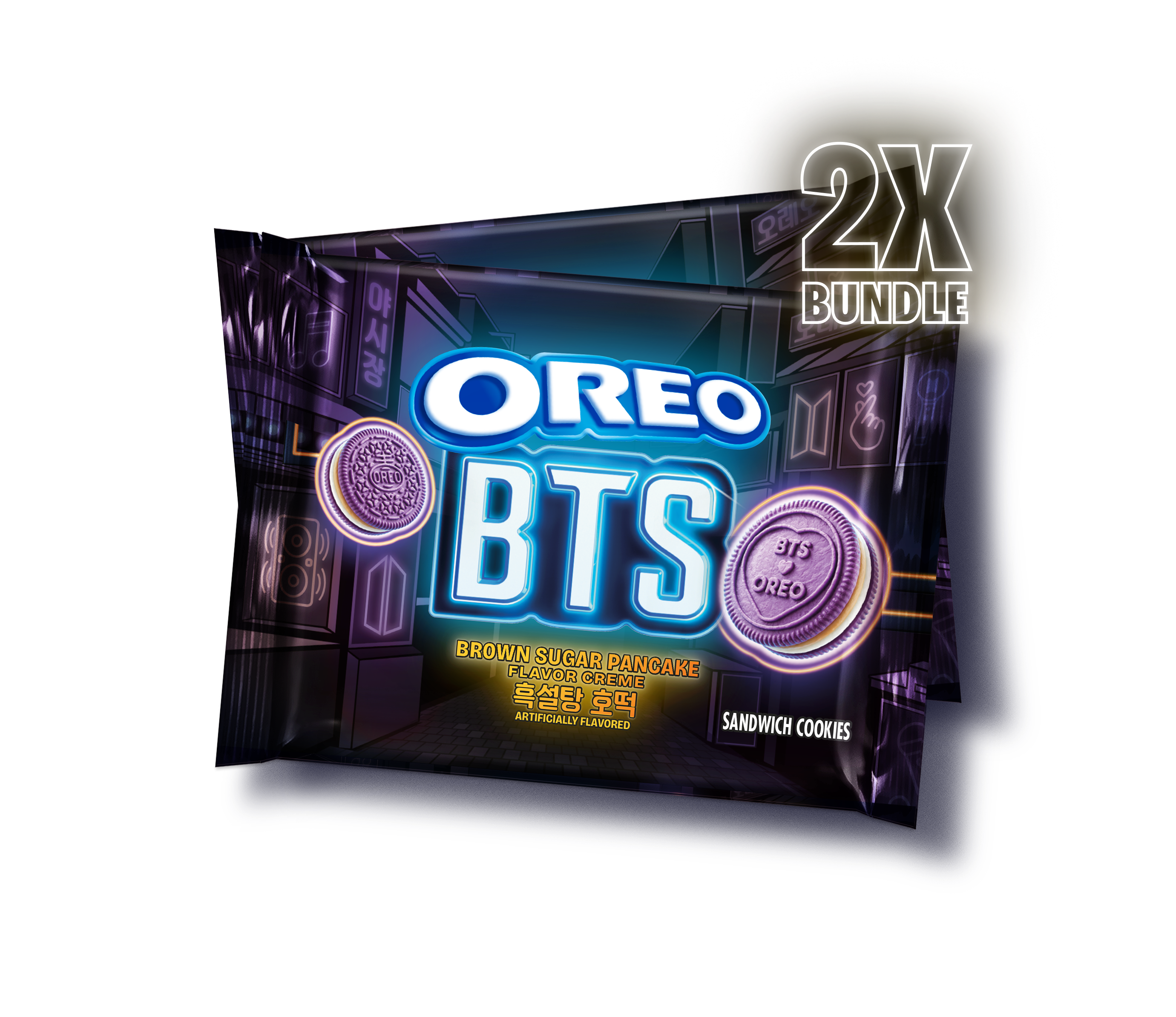 BTS Brown Sugar Pancake Flavor Creme, Limited Edition, 2 Pack N5