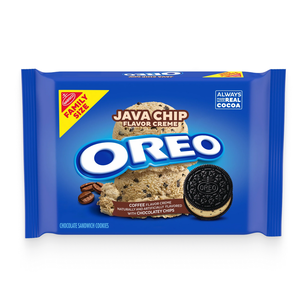 Java Chip Creme Chocolate Sandwich Cookies, Family Size K3