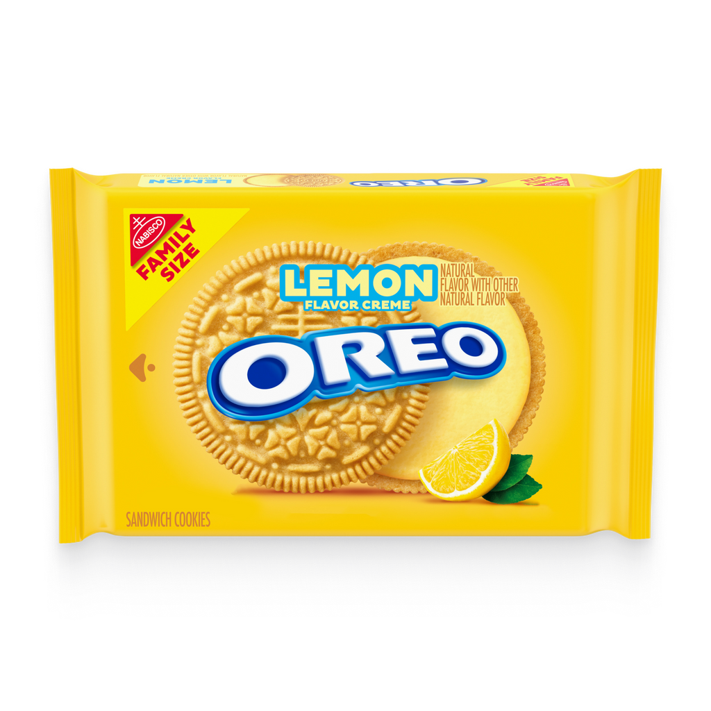 Lemon Creme Sandwich Cookies, Family Size, 2 Pack V3