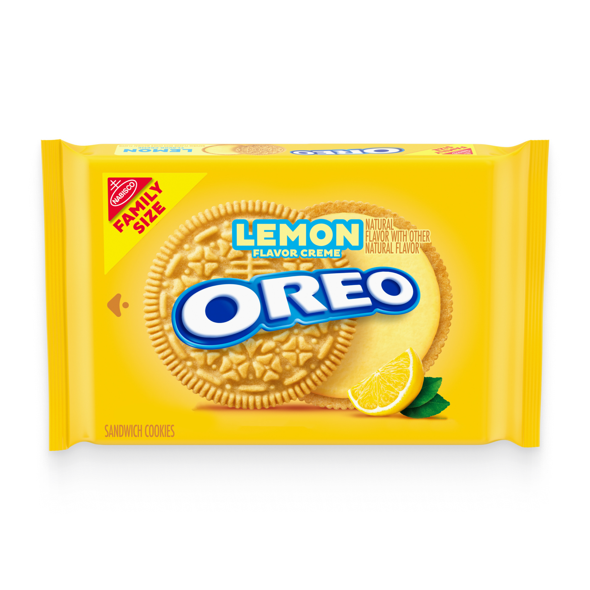 Lemon Creme Sandwich Cookies, Family Size, 2 Pack V3