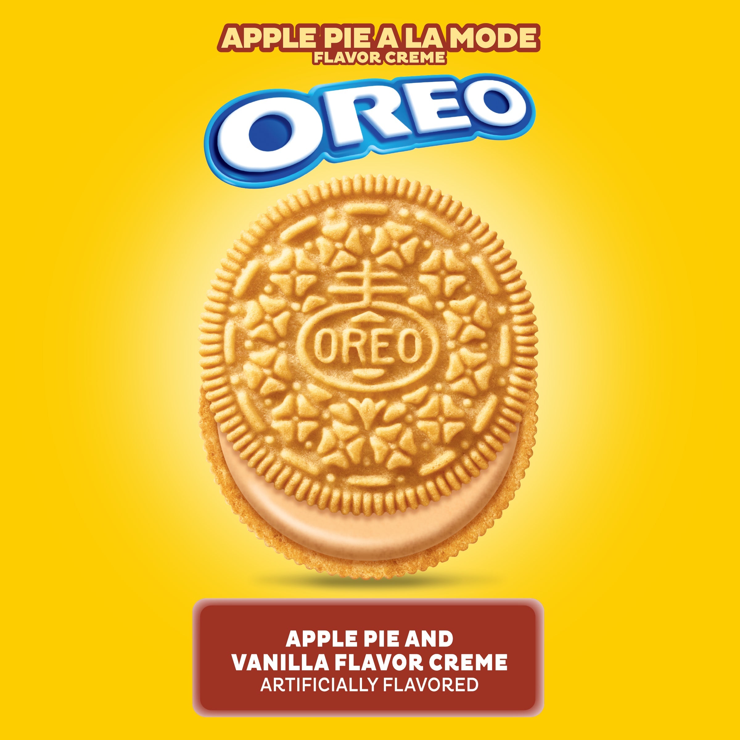 Apple Pie a la Mode Sandwich Cookies, Limited Edition, 2 Pack V6