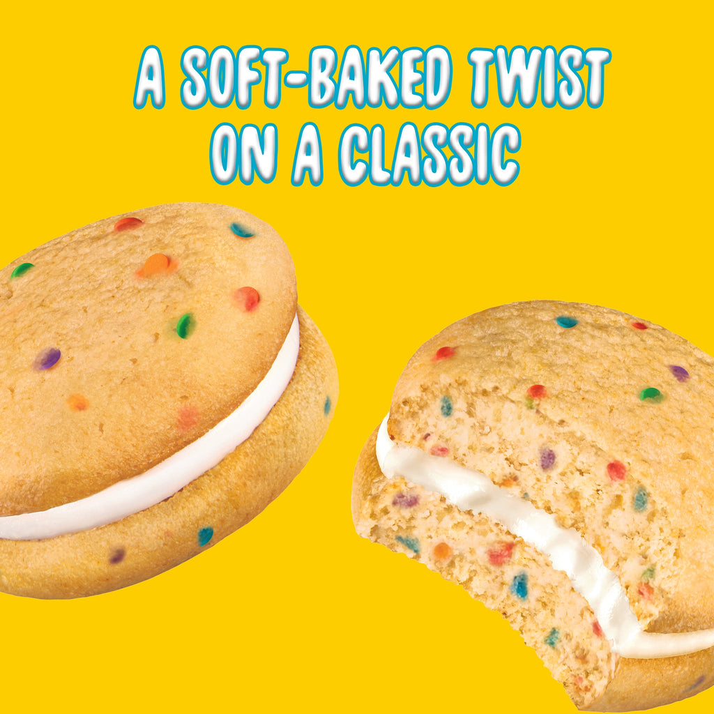 Cakesters Confetti Cake Soft Snack Cakes, Snack Packs J8