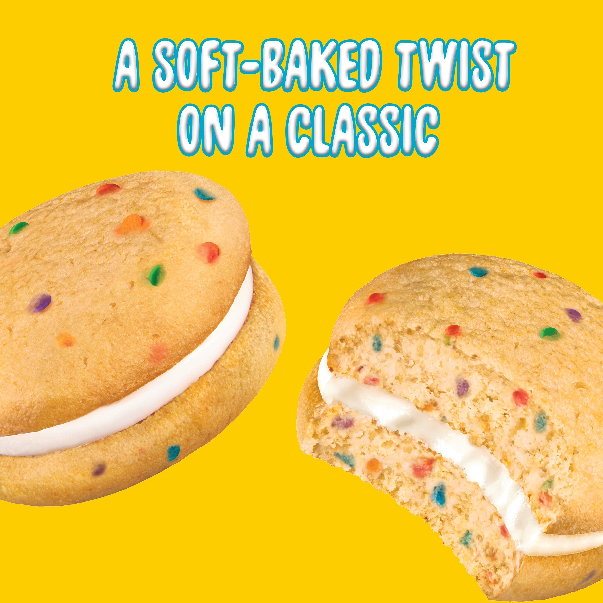 Cakesters Confetti Cake Soft Snack Cakes, Snack Packs, 2 Pack E9