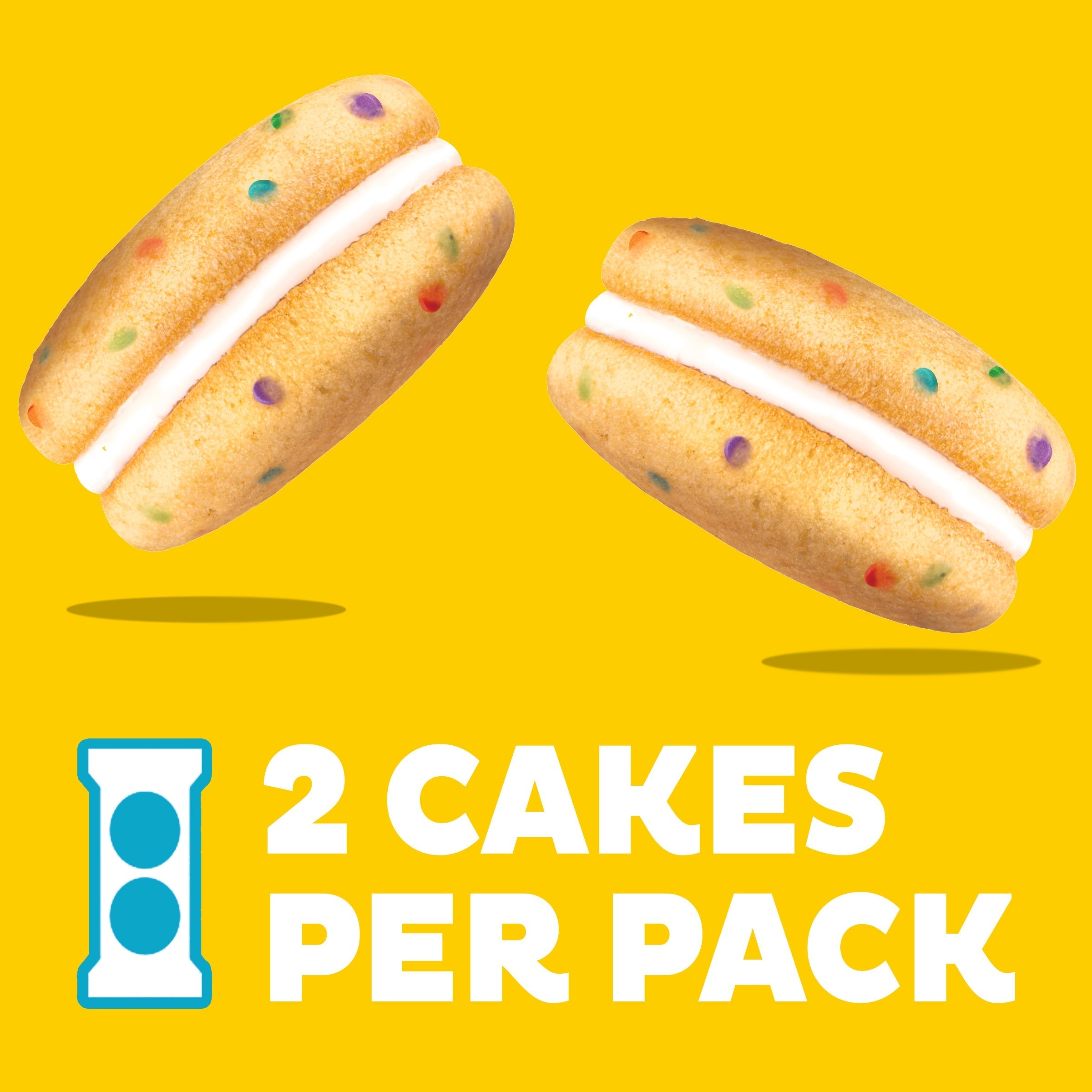 Cakesters Confetti Cake Soft Snack Cakes, Snack Packs J8