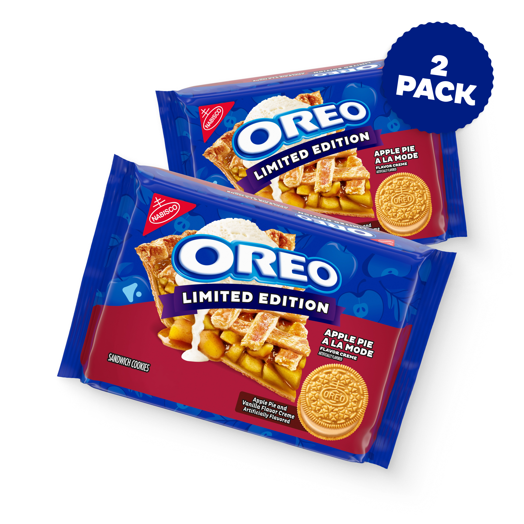 Apple Pie a la Mode Sandwich Cookies, Limited Edition, 2 Pack V6