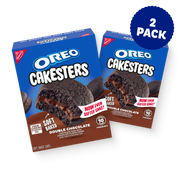 Cakesters Double Chocolate Soft Snack Cakes, Snack Packs, 2 Pack B5