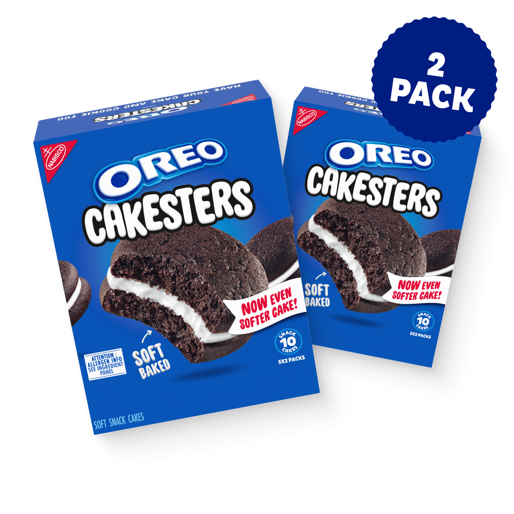 Cakesters Soft Snack Cakes, Snack Packs, 2 Pack P7