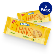 Thins Lemon Creme Sandwich Cookies, Family Size, 2 Pack X3