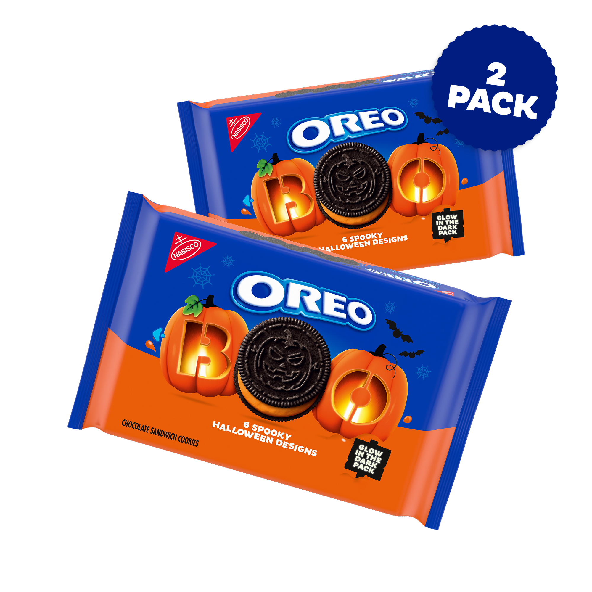 Orange Creme Halloween Cookies, Limited Edition, 2 Pack X0
