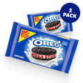 Mega Stuf Chocolate Sandwich Cookies, Family Size, 2 Pack V8