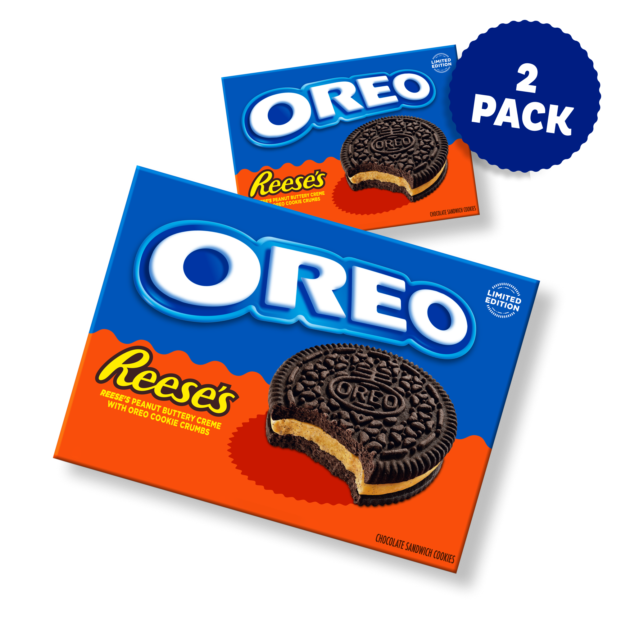 Reese's Peanut Buttery Creme Chocolate Sandwich Cookies, 2 Pack N2