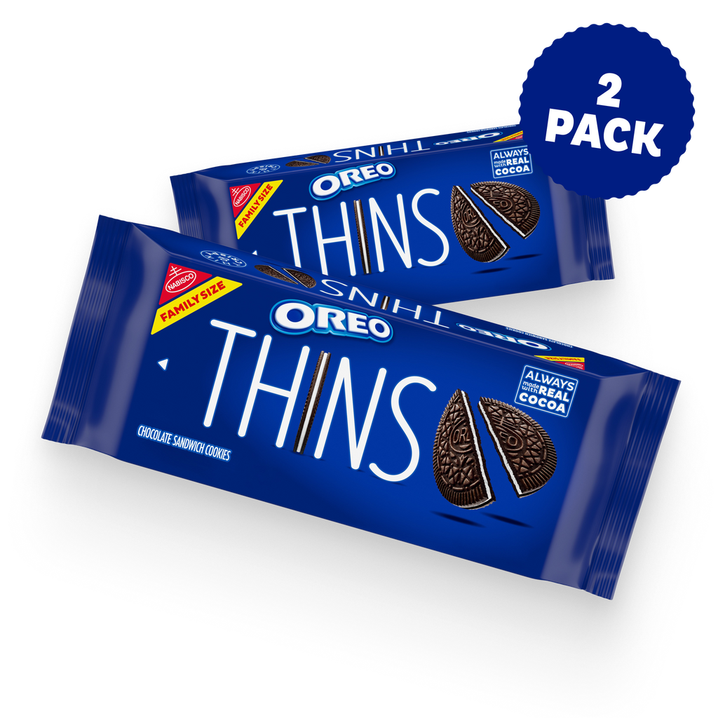 Thins Chocolate Sandwich Cookies, Family Size, 2 Pack G5