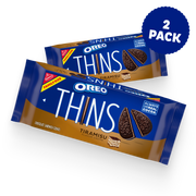 Thins Tiramisu Creme Chocolate Sandwich Cookies, Family Size, 2 Pack K3