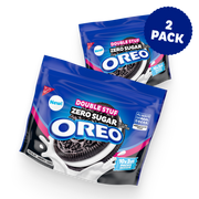Zero Sugar Double Stuf Chocolate Sandwich Cookies, Snack Packs, 2 Pack M0
