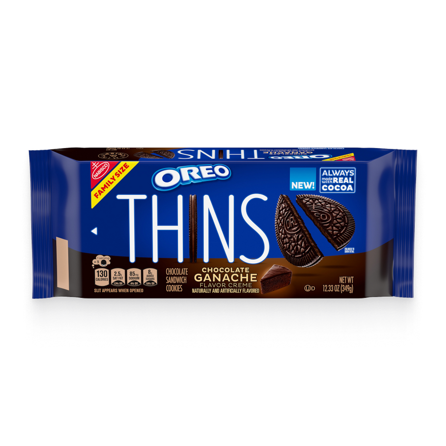 Thins Chocolate Ganache Creme Sandwich Cookies, Family Size K1