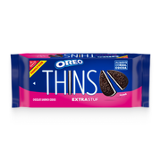 Thins Extra Stuf Chocolate Sandwich Cookies, Family Size M6