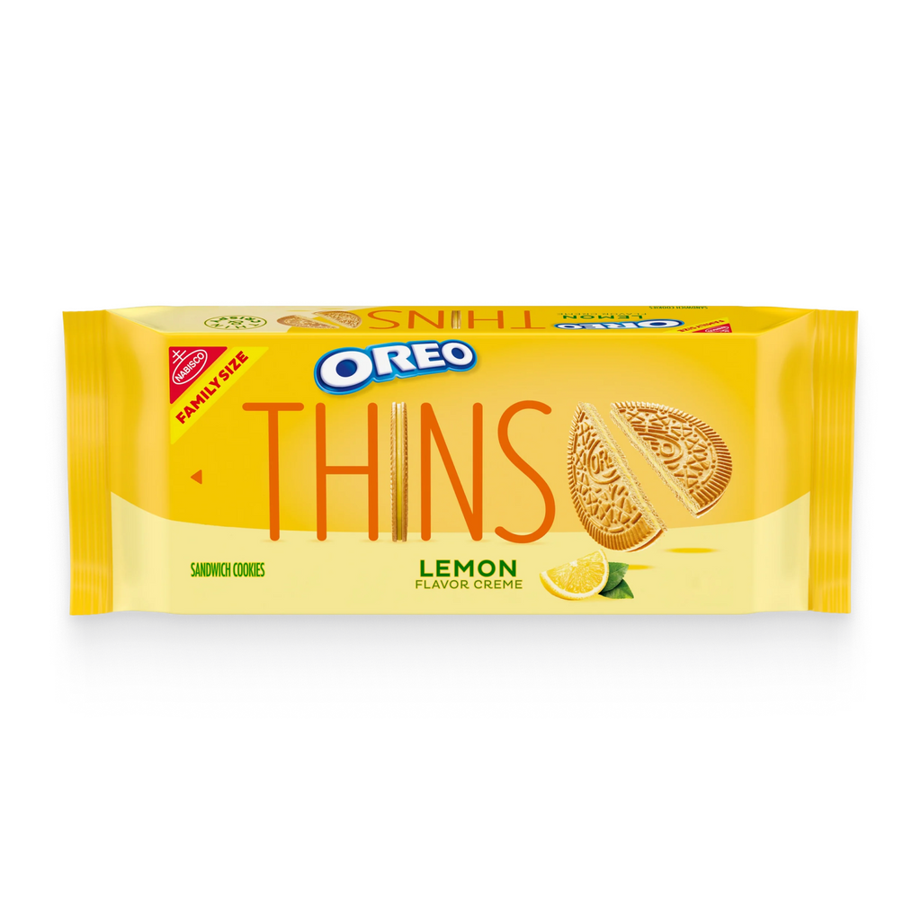 Thins Lemon Creme Sandwich Cookies, Family Size K5