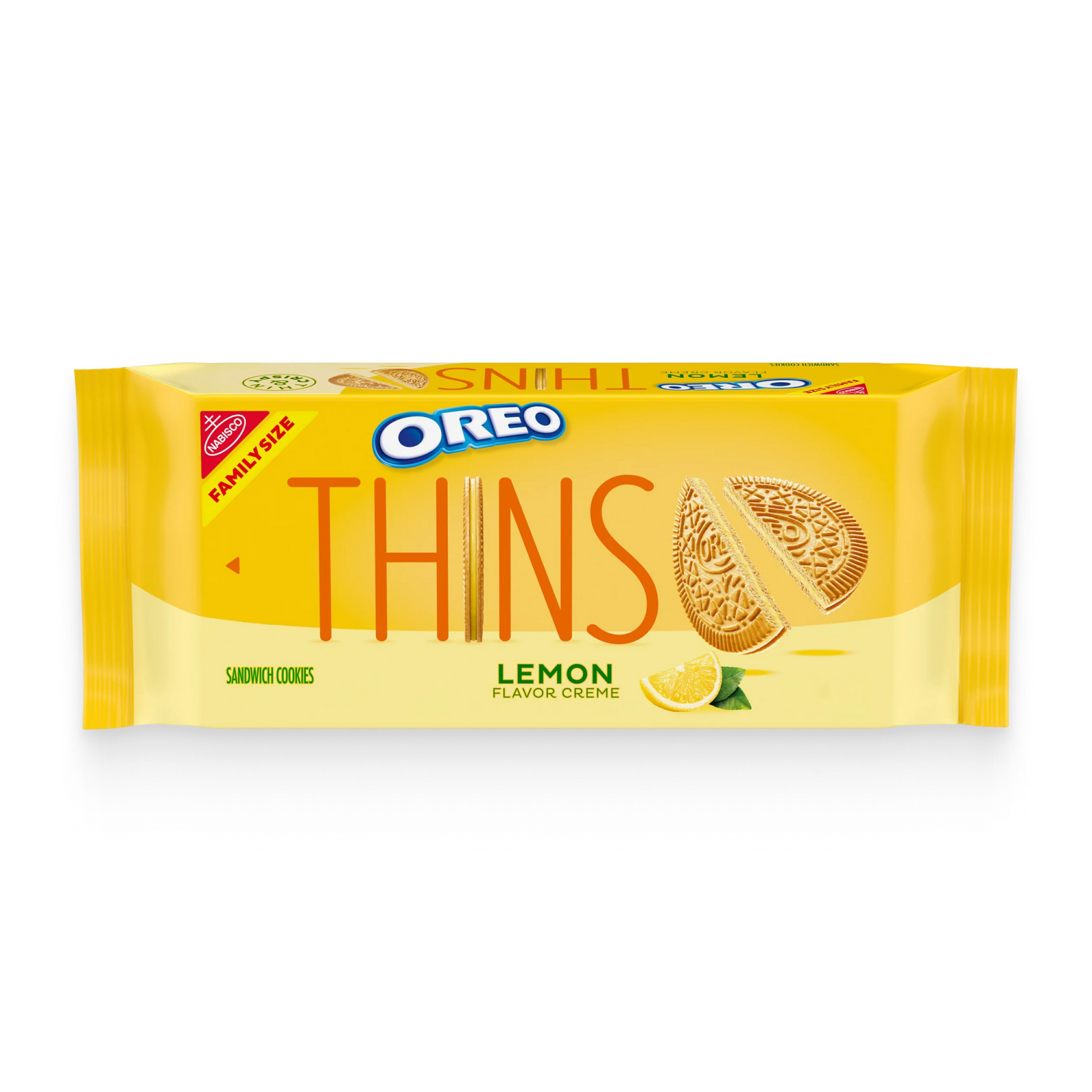 Thins Lemon Creme Sandwich Cookies, Family Size K5