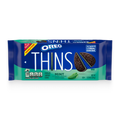 Thins Mint Creme Chocolate Sandwich Cookies, Family Size Q1