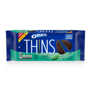 Thins Mint Creme Chocolate Sandwich Cookies, Family Size Q1
