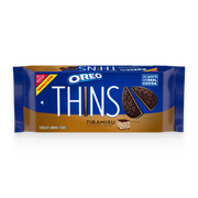 Thins Tiramisu Creme Chocolate Sandwich Cookies, Family Size, 2 Pack K3