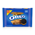 Toffee Crunch Creme With Sugar Crystals Chocolate Sandwich Cookies, Family Size K4