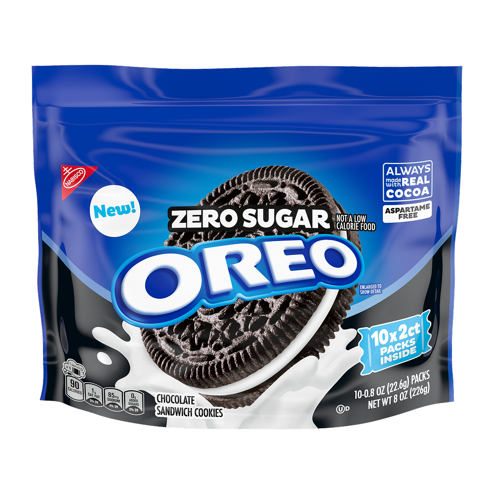 Zero Sugar Chocolate Sandwich Cookies, Snack Packs Z3