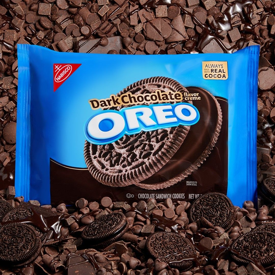 Dark Chocolate Creme Chocolate Sandwich Cookies, Family Size X7