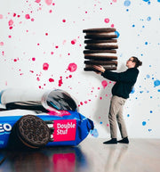 Double Stuf Chocolate Sandwich Cookies, Family Size K3