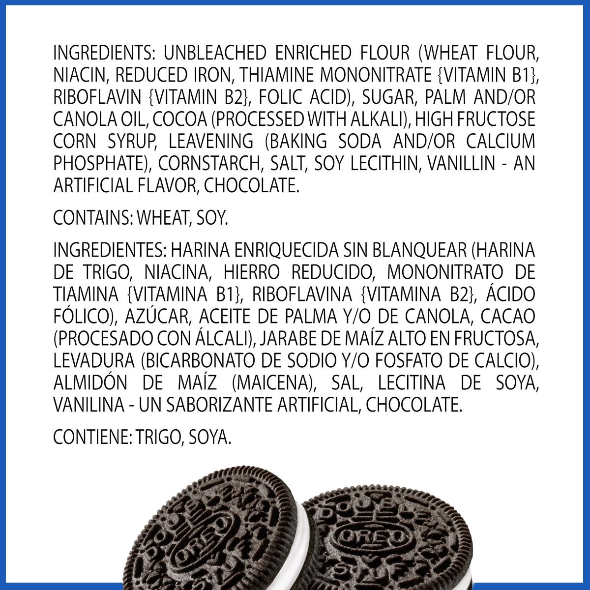 Double Stuf Chocolate Sandwich Cookies, Family Size K3