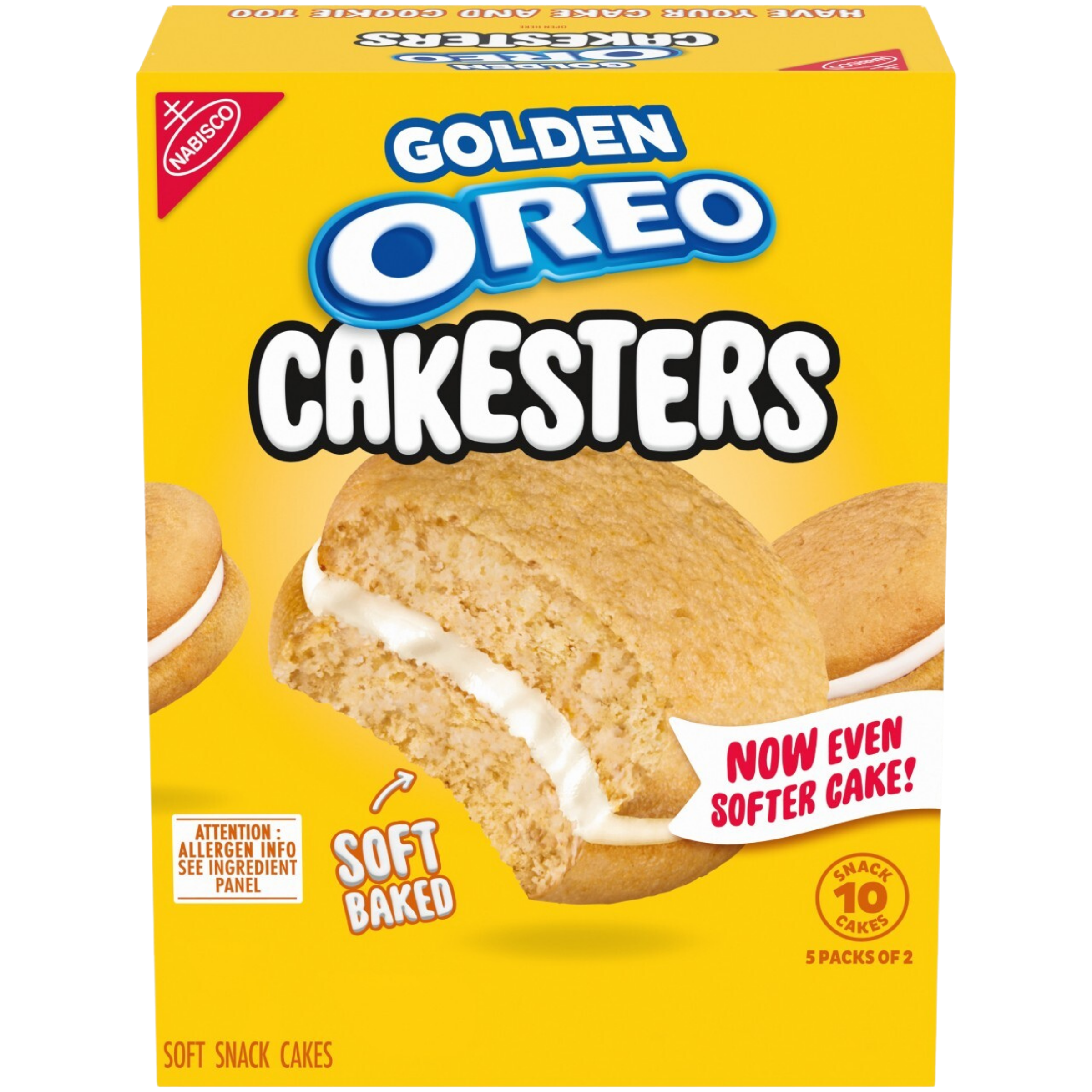 Golden Cakesters Soft Snack Cakes, Snack Packs L2